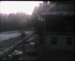 Terasa horského hotelu