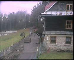 Terasa horského hotelu