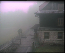 Terasa horského hotelu