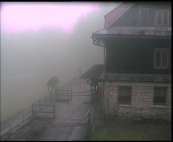 Terasa horského hotelu