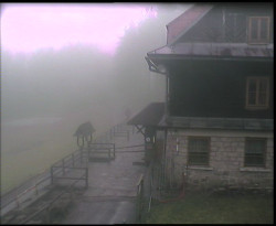 Terasa horského hotelu