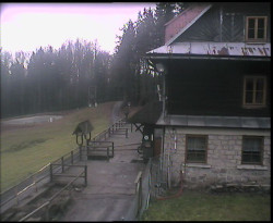 Terasa horského hotelu
