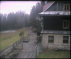 Terasa horského hotelu