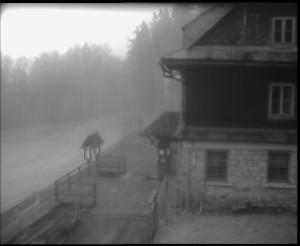 SkiAreál - Horský hotel Vsacký Cáb - Terasa horského hotelu - 7.12.2025 v 07:30 SkiAreál - Horský hotel Vsacký Cáb - Terasa horského hotelu - 7.12.2025 v 07:30