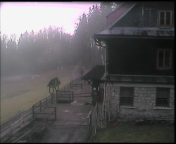 Terasa horského hotelu