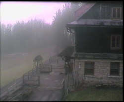 Terasa horského hotelu