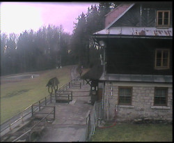 Terasa horského hotelu