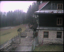 Terasa horského hotelu