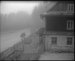 Terasa horského hotelu