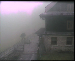 Terasa horského hotelu