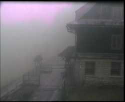 Terasa horského hotelu