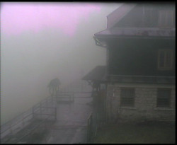 Terasa horského hotelu