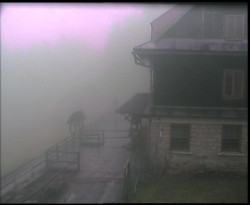 Terasa horského hotelu