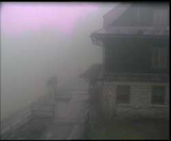 Terasa horského hotelu