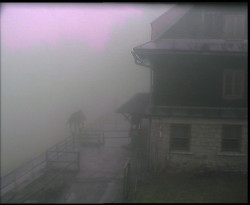 Terasa horského hotelu