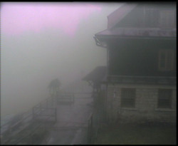 Terasa horského hotelu