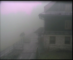 Terasa horského hotelu