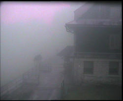 Terasa horského hotelu