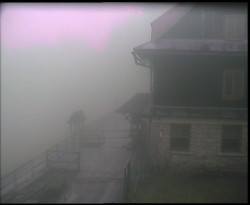 Terasa horského hotelu