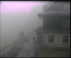 Terasa horského hotelu