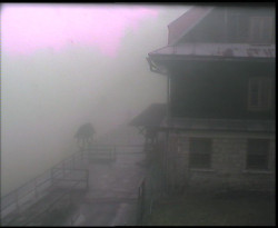 Terasa horského hotelu