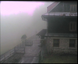 Terasa horského hotelu