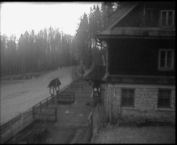 Terasa horského hotelu