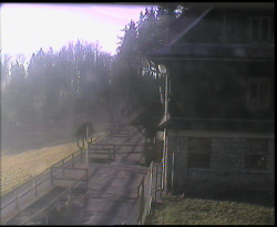 Terasa horského hotelu