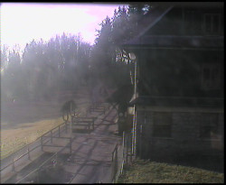 Terasa horského hotelu