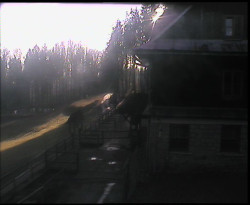 Terasa horského hotelu