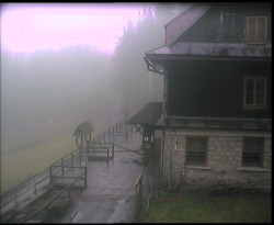 Terasa horského hotelu