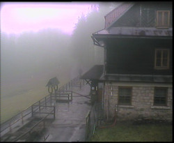 Terasa horského hotelu