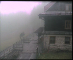 Terasa horského hotelu