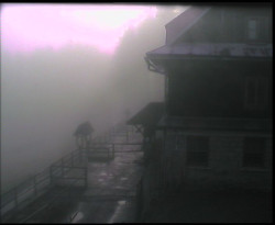 Terasa horského hotelu