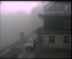 Terasa horského hotelu