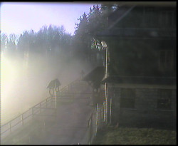 Terasa horského hotelu