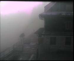 Terasa horského hotelu