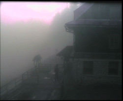 Terasa horského hotelu