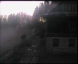 Terasa horského hotelu