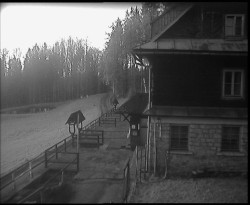 Terasa horského hotelu