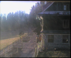 Terasa horského hotelu