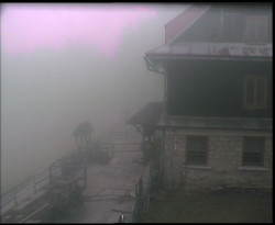 Terasa horského hotelu