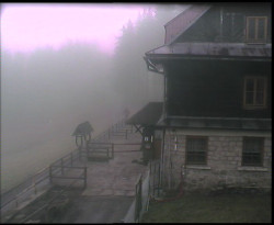 Terasa horského hotelu