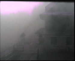 Terasa horského hotelu