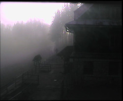 Terasa horského hotelu