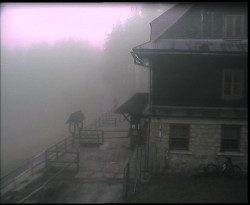 Terasa horského hotelu