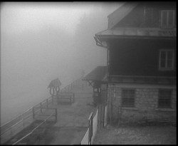 Terasa horského hotelu