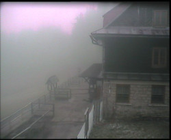 Terasa horského hotelu