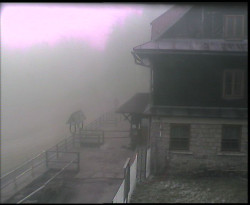 Terasa horského hotelu