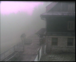 Terasa horského hotelu